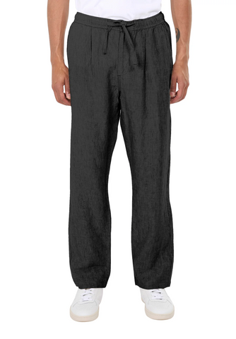 Knowledge Cotton Apparel Loose Linen Trousers
