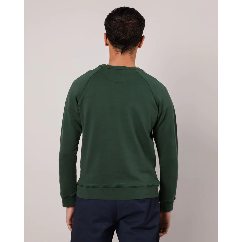 Load image into Gallery viewer, Brava Fabrics Woodstock Embroidered Green Sweatshirt
