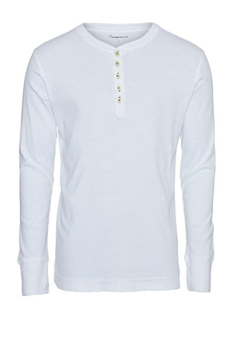 Knowledge Cotton Apparel Henley Top