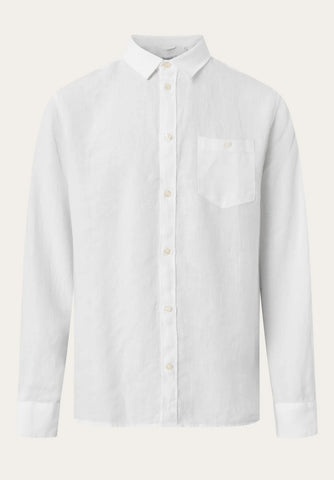 Knowledge Cotton Apparel Organic Linen Shirt