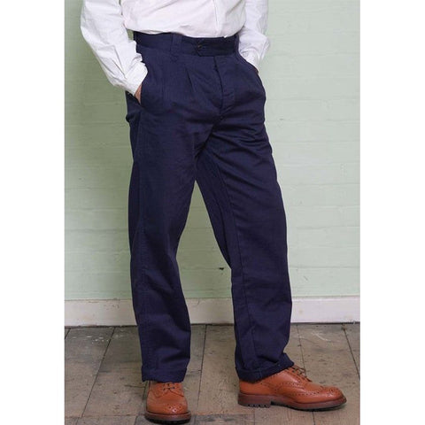 Yarmouth Oilskins Work Trousers - Navy