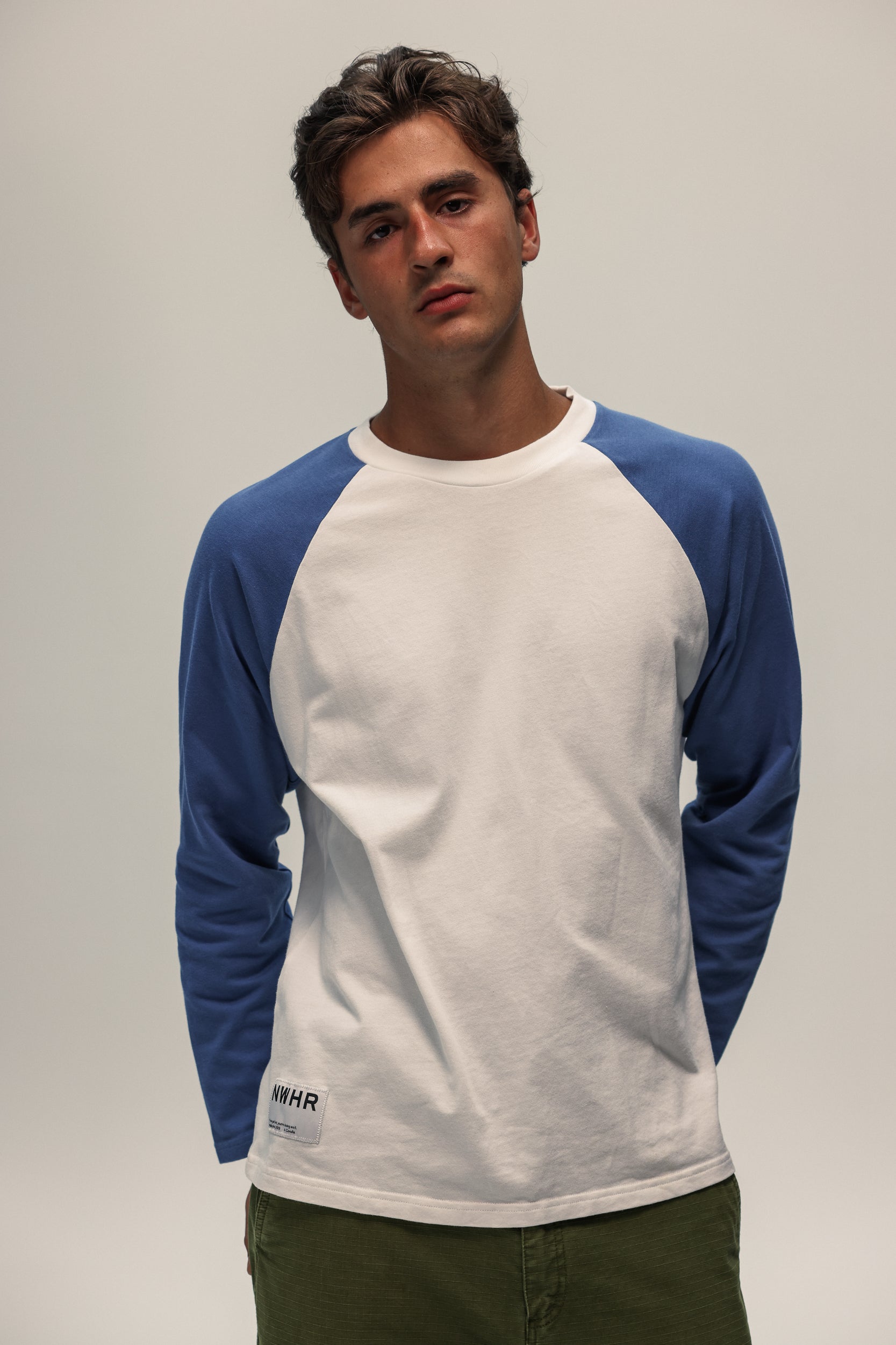 Blue Long T-shirt Made Of Organic Cotton