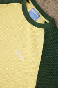 Green Waffle Crewneck Made Of Organic Cotton