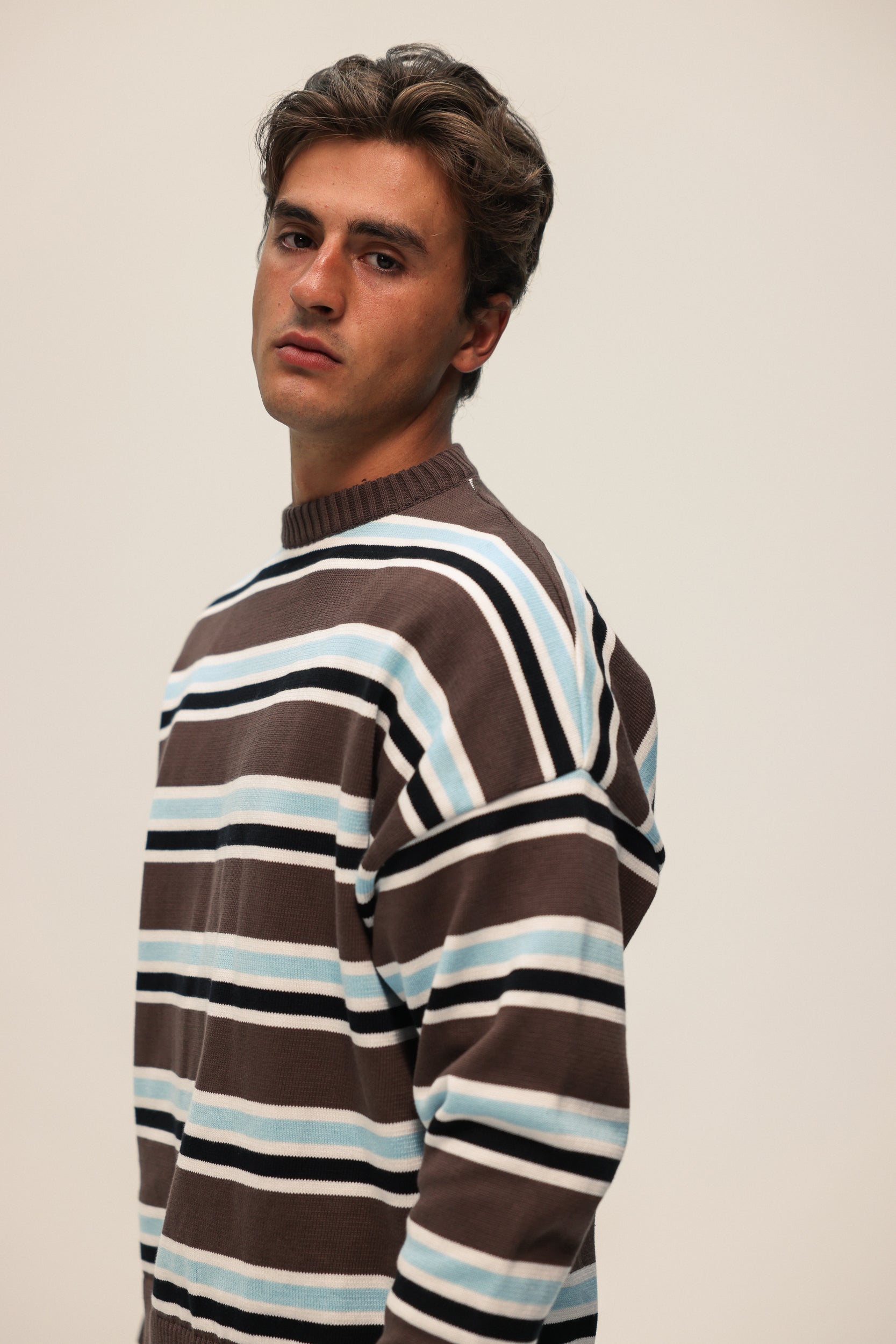 Jersey Bright Brown Made Of Organic Cotton