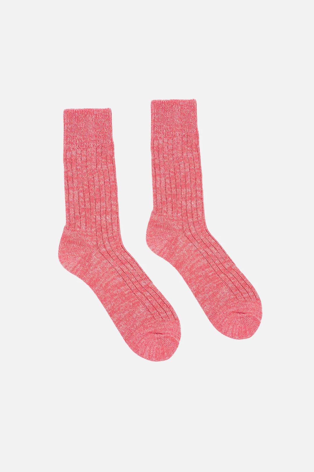 The Addy 100% Recycled Pink Fleck Socks Made Of Cotton Mix