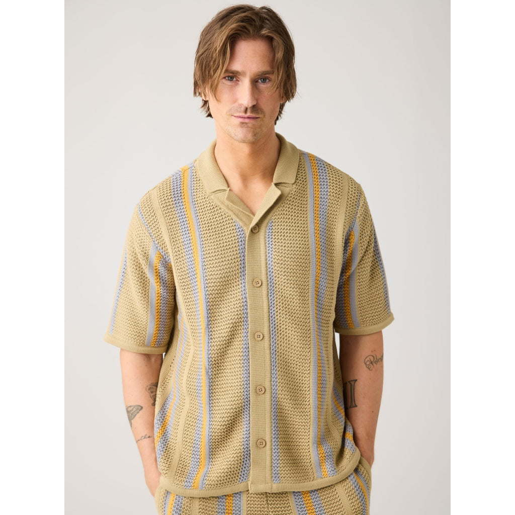 8030 Beige Stripe