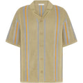 Regular Striped Knit Shirt Made Of Organic Cotton