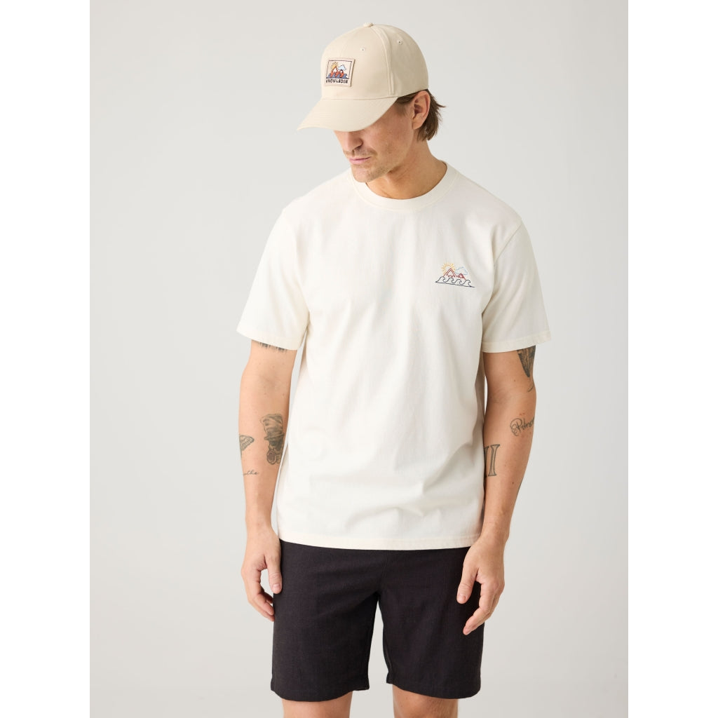 Elements Embroidered T-shirt Made Of Organic Cotton
