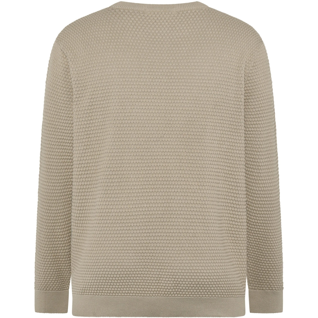 Bubble Knit Crew Neck Made Of Organic Cotton