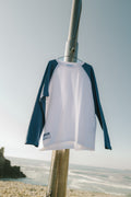Blue Long T-shirt Made Of Organic Cotton