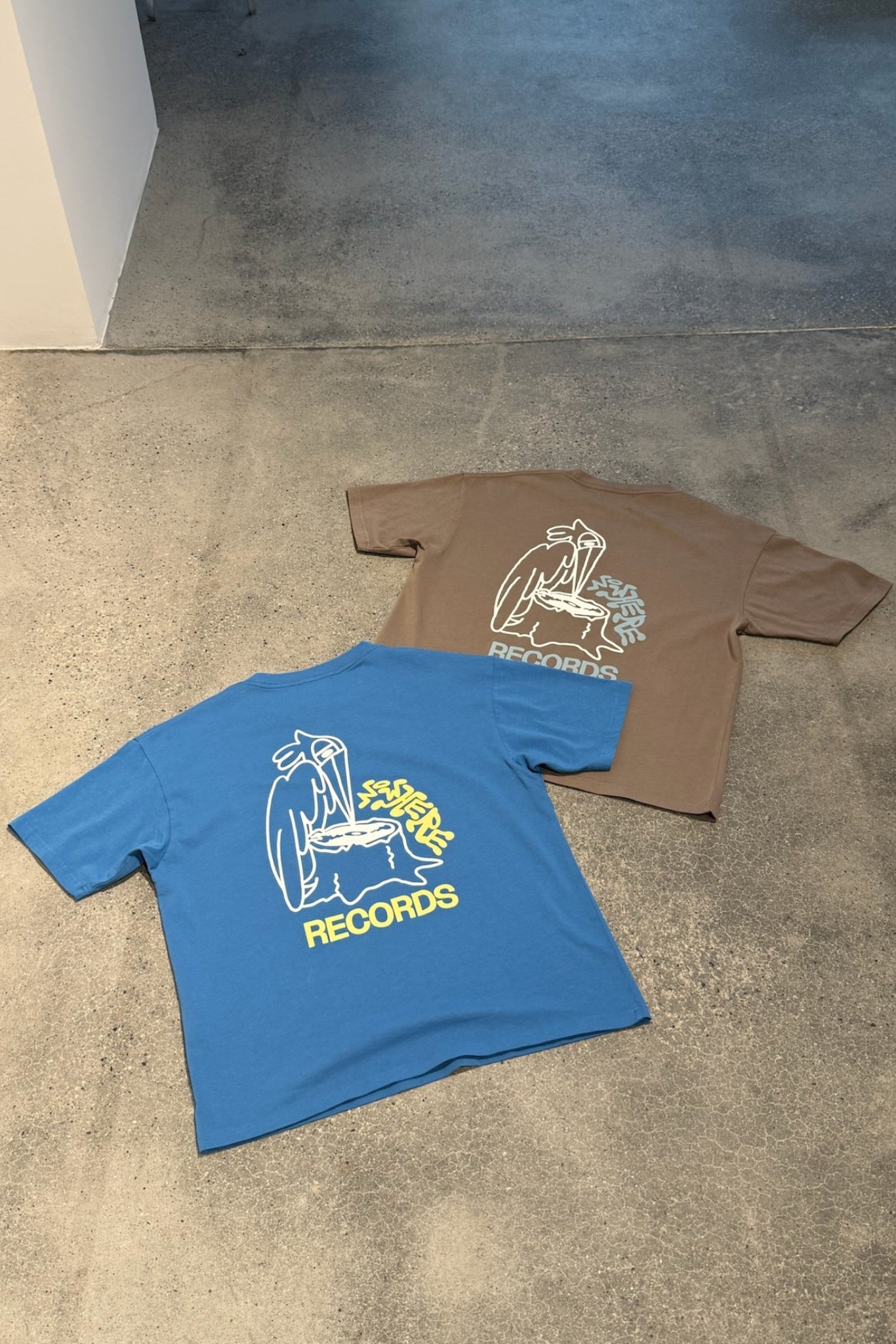 Records Wood T-Shirt Made Of Organic Cotton