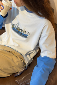 Boat T-Shirt Made Of Organic Cotton