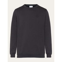 Basic Badge Sweat Men s Organic Cotton Sweatshirt Phantom Knowledge Cotton Apparel