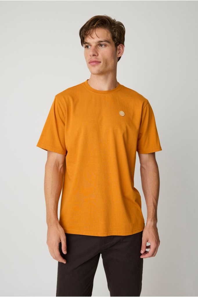 Badge T-shirt Made Of Organic cotton