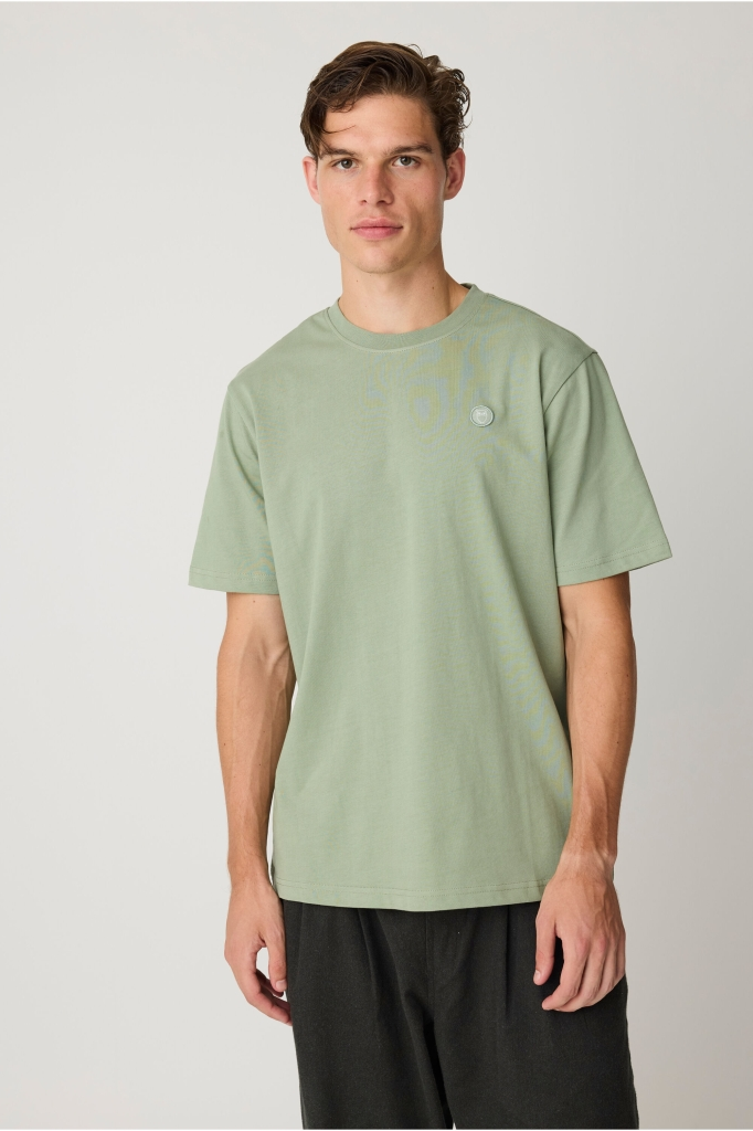 Badge T-shirt Made Of Organic cotton