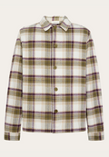 Big Checked Heavy Flannel Overshirt Made Of Organic Cotton