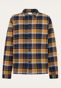 Big Checked Heavy Flannel Overshirt Made Of Organic Cotton