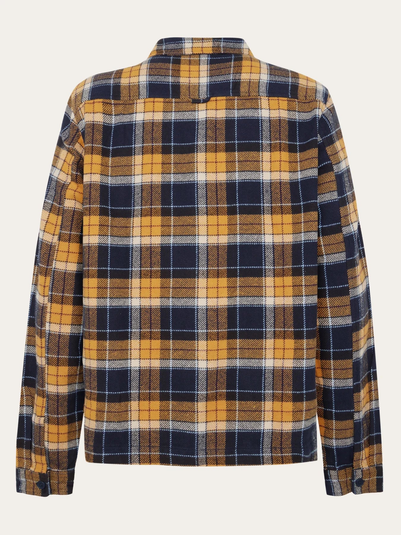 Big Checked Heavy Flannel Overshirt Made Of Organic Cotton
