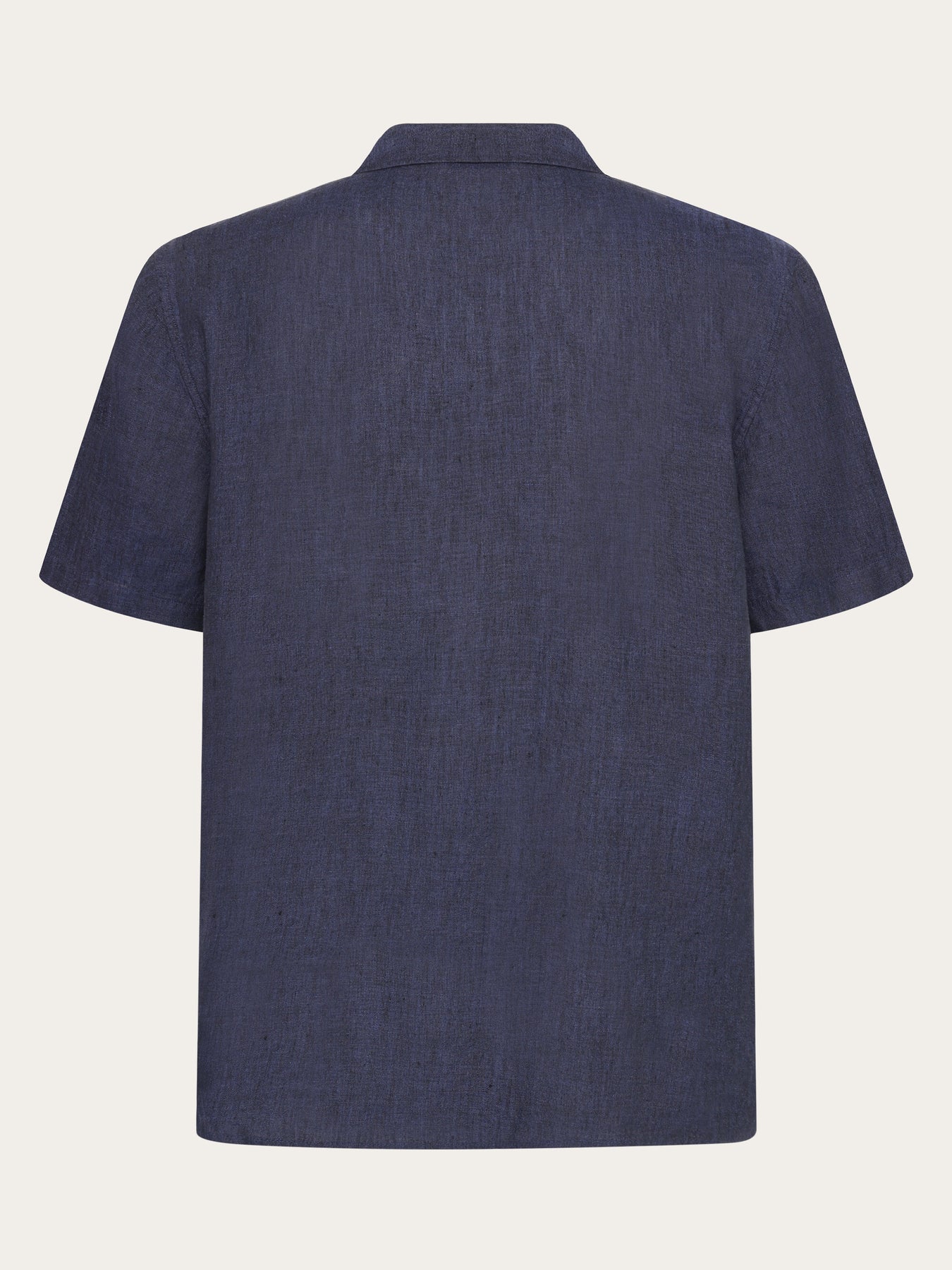 Box Fit Short Sleeved Organic Linen Shirt Made Of Organic Linen