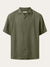 Box Fit Short Sleeved Organic Linen Shirt Made Of Organic Linen
