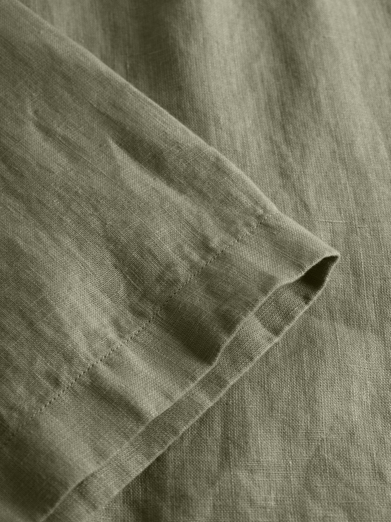 Box Fit Short Sleeved Organic Linen Shirt Made Of Organic Linen