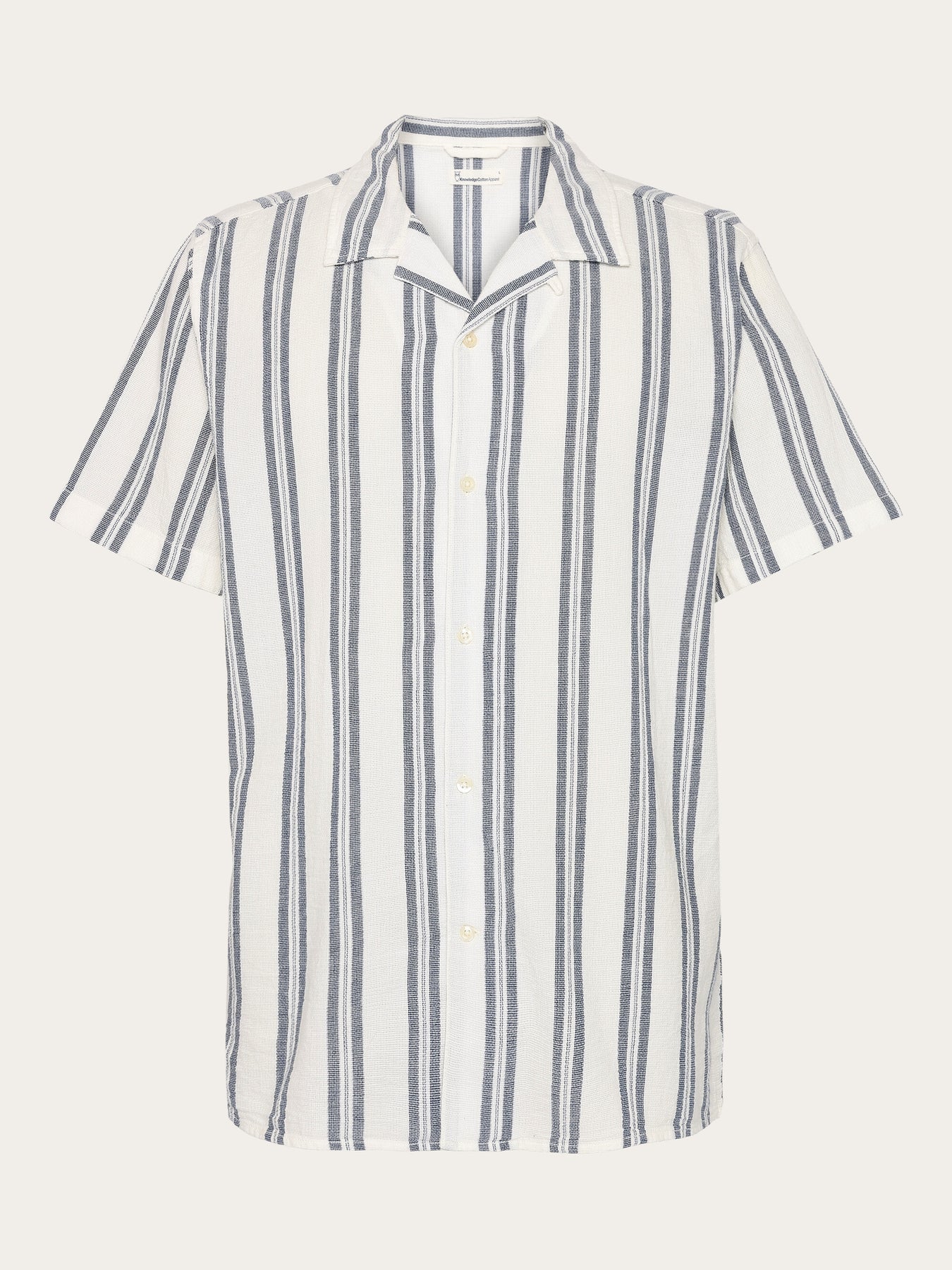 Box Short Sleeve Striped Shirt Made Of Organic Cotton