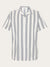 Box Short Sleeve Striped Shirt Made Of Organic Cotton