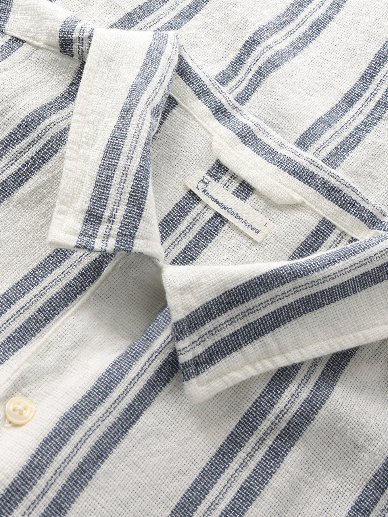Box Short Sleeve Striped Shirt Made Of Organic Cotton