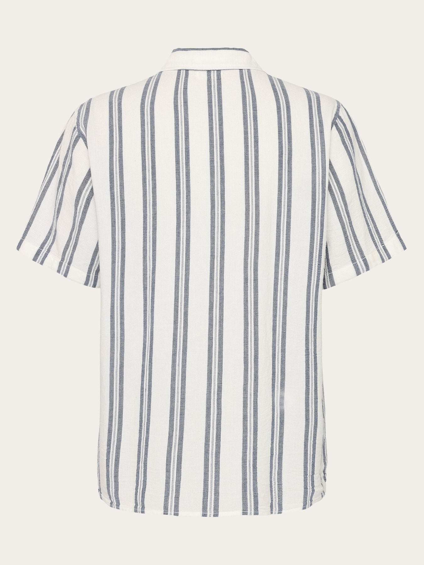 Box Short Sleeve Striped Shirt Made Of Organic Cotton