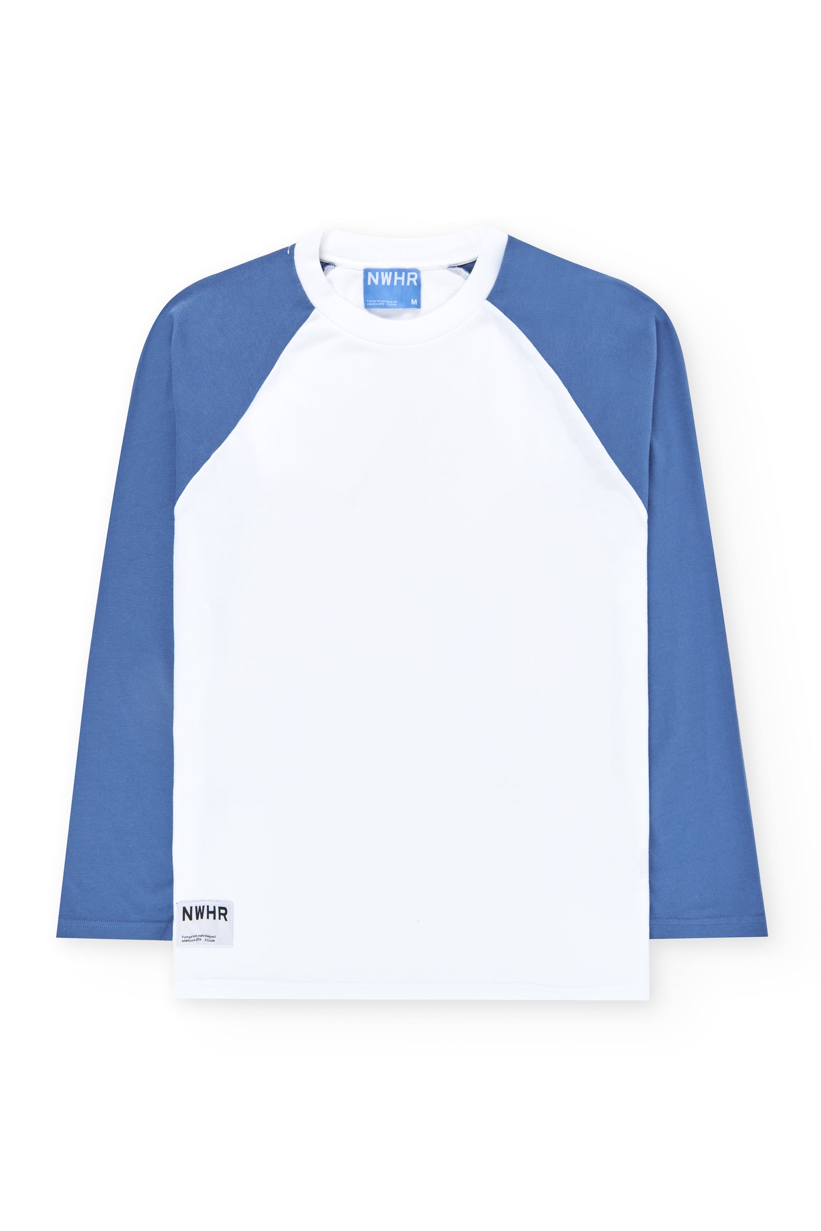 Blue Long T-shirt Made Of Organic Cotton