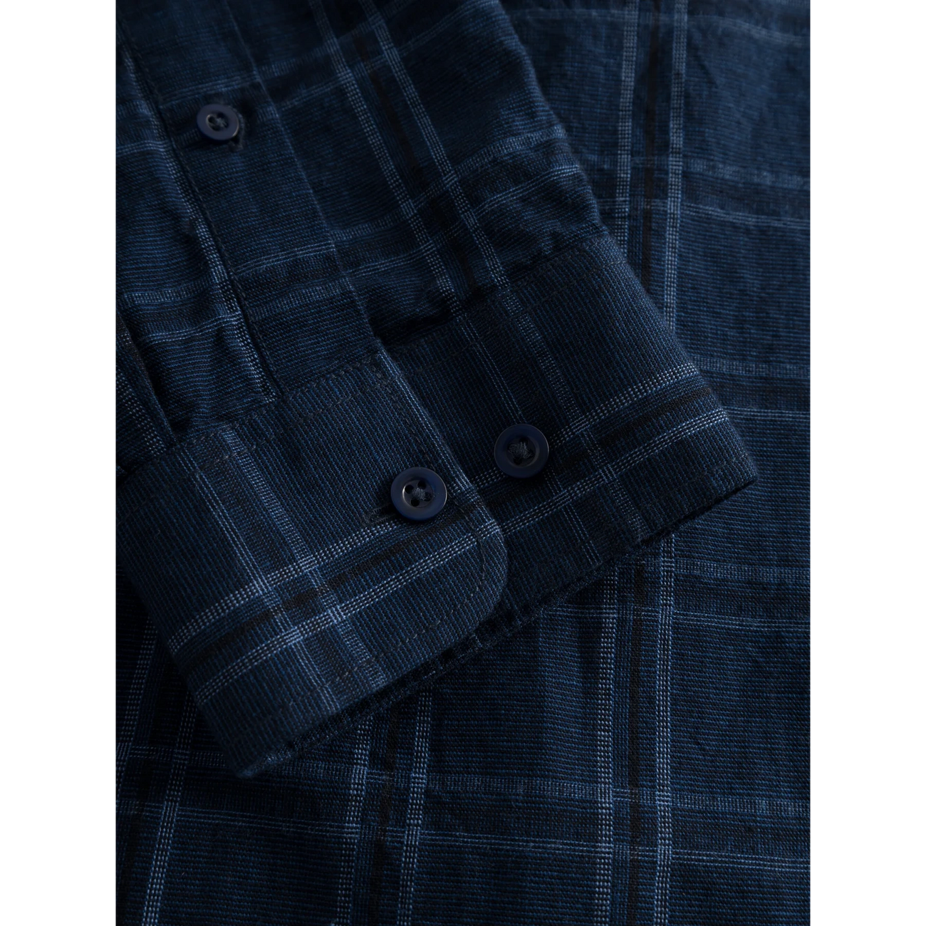 Load image into Gallery viewer, Knowledge Cotton Apparel Regular Checked Linen Shirt
