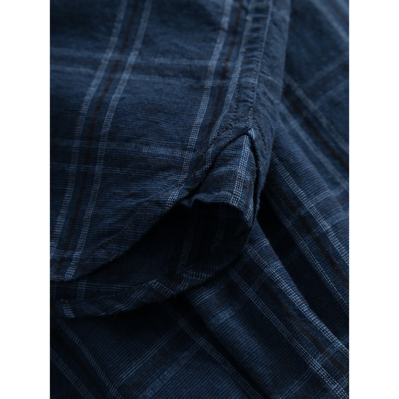 Load image into Gallery viewer, Knowledge Cotton Apparel Regular Checked Linen Shirt
