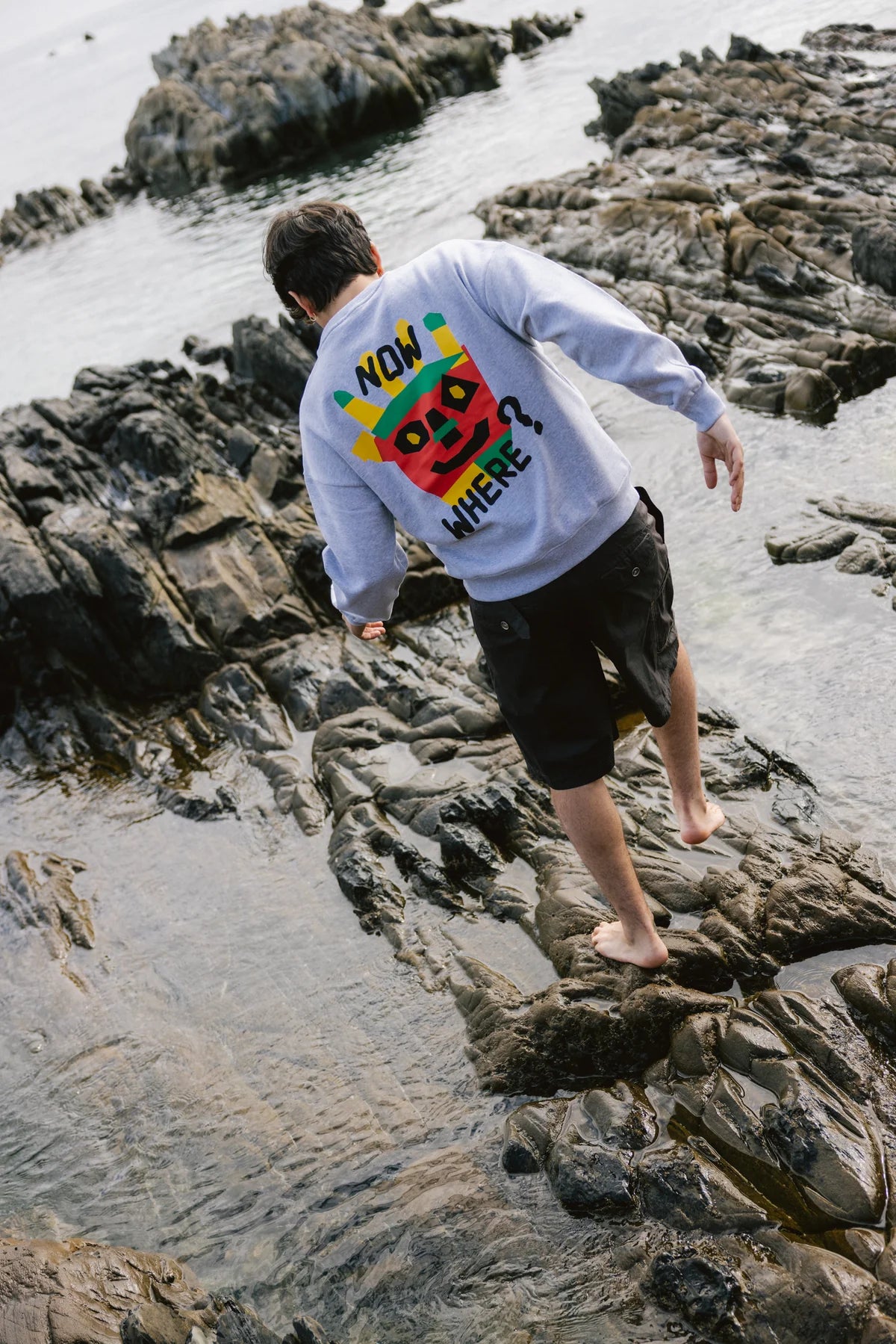 Now Where? Crewneck Made Of Organic Cotton