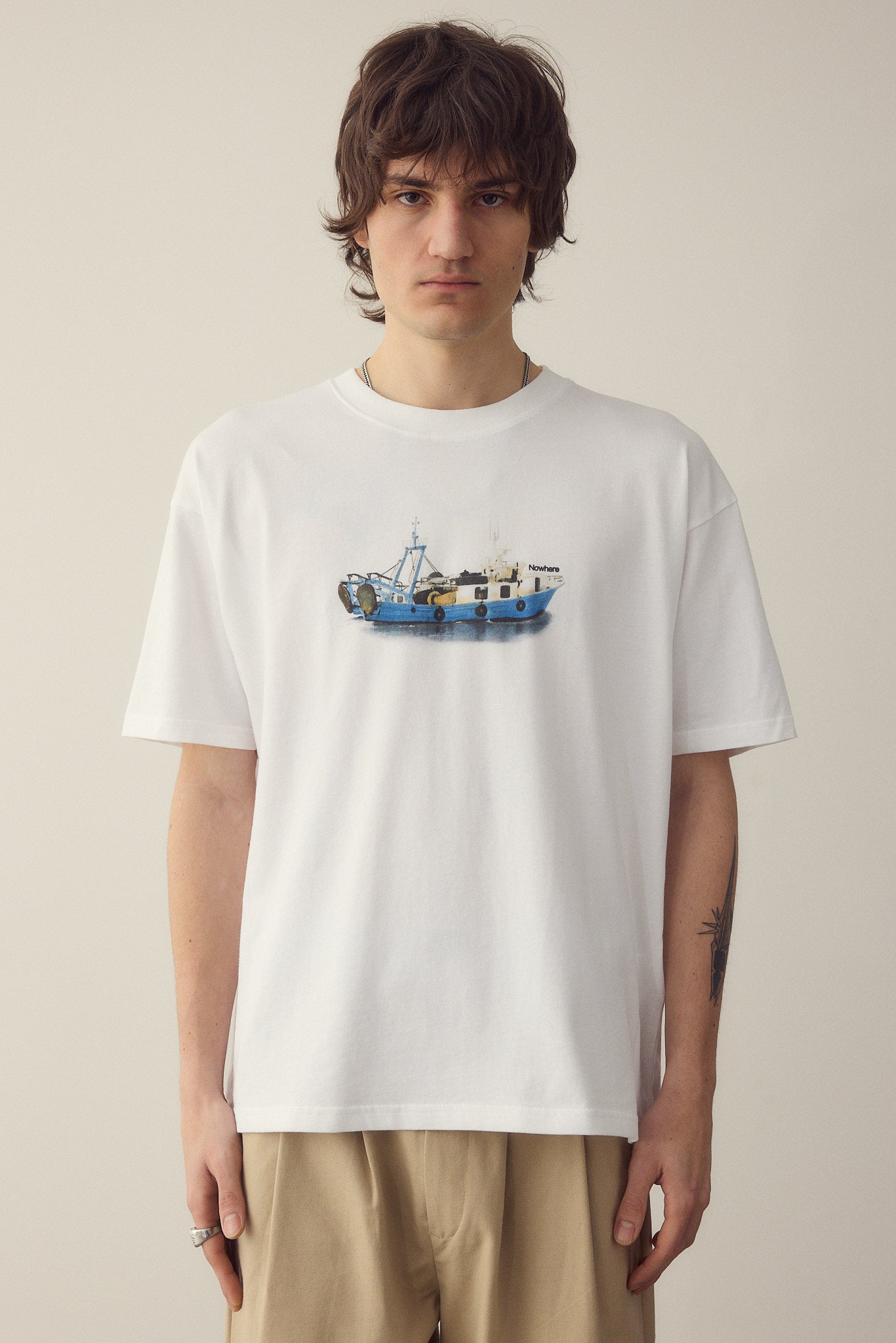 Boat T-Shirt Made Of Organic Cotton