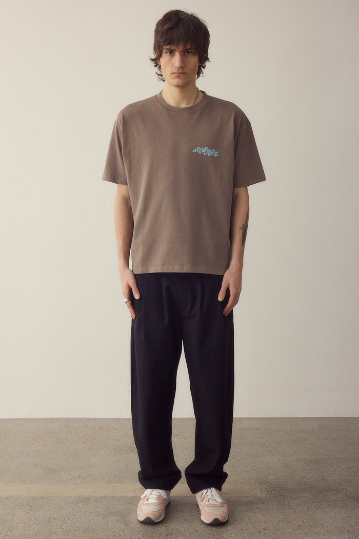 Records Wood T-Shirt Made Of Organic Cotton