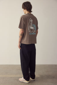 Records Wood T-Shirt Made Of Organic Cotton