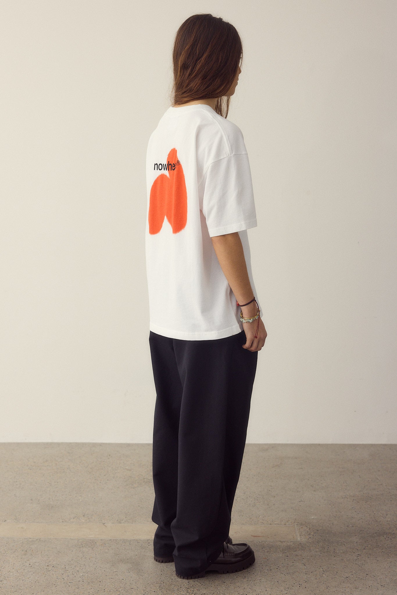 Red Spray T-shirt Made Of Organic Cotton
