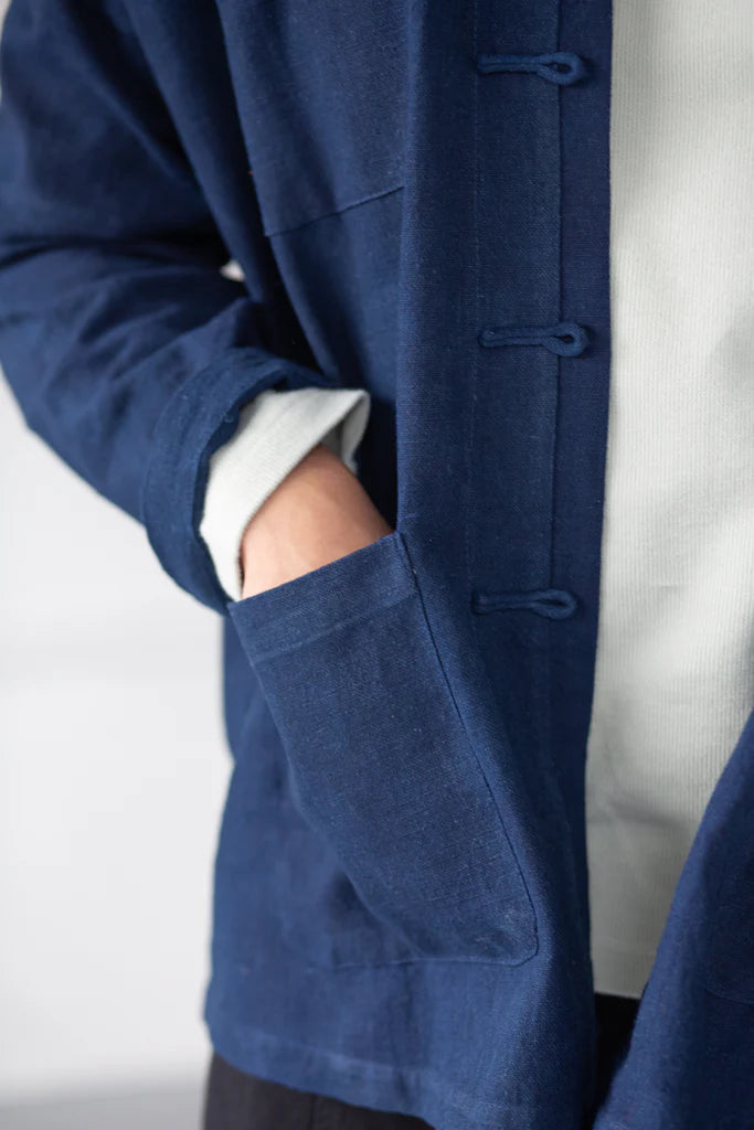 Daily Jacket Made Of Yam Dyed Cotton