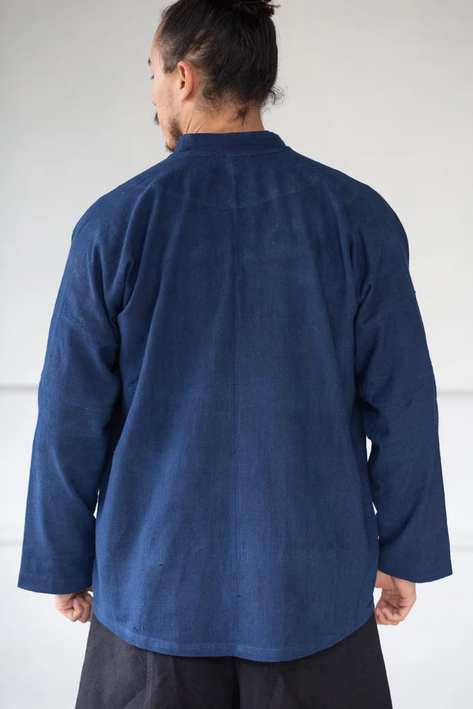 Daily Jacket Made Of Yam Dyed Cotton