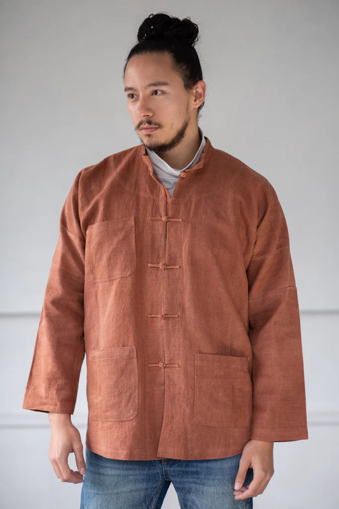 Daily Jacket Made Of Yam Dyed Cotton