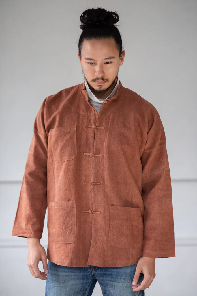 Daily Jacket Made Of Yam Dyed Cotton