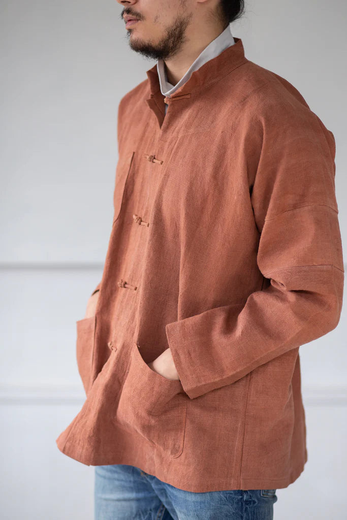 Daily Jacket Made Of Yam Dyed Cotton