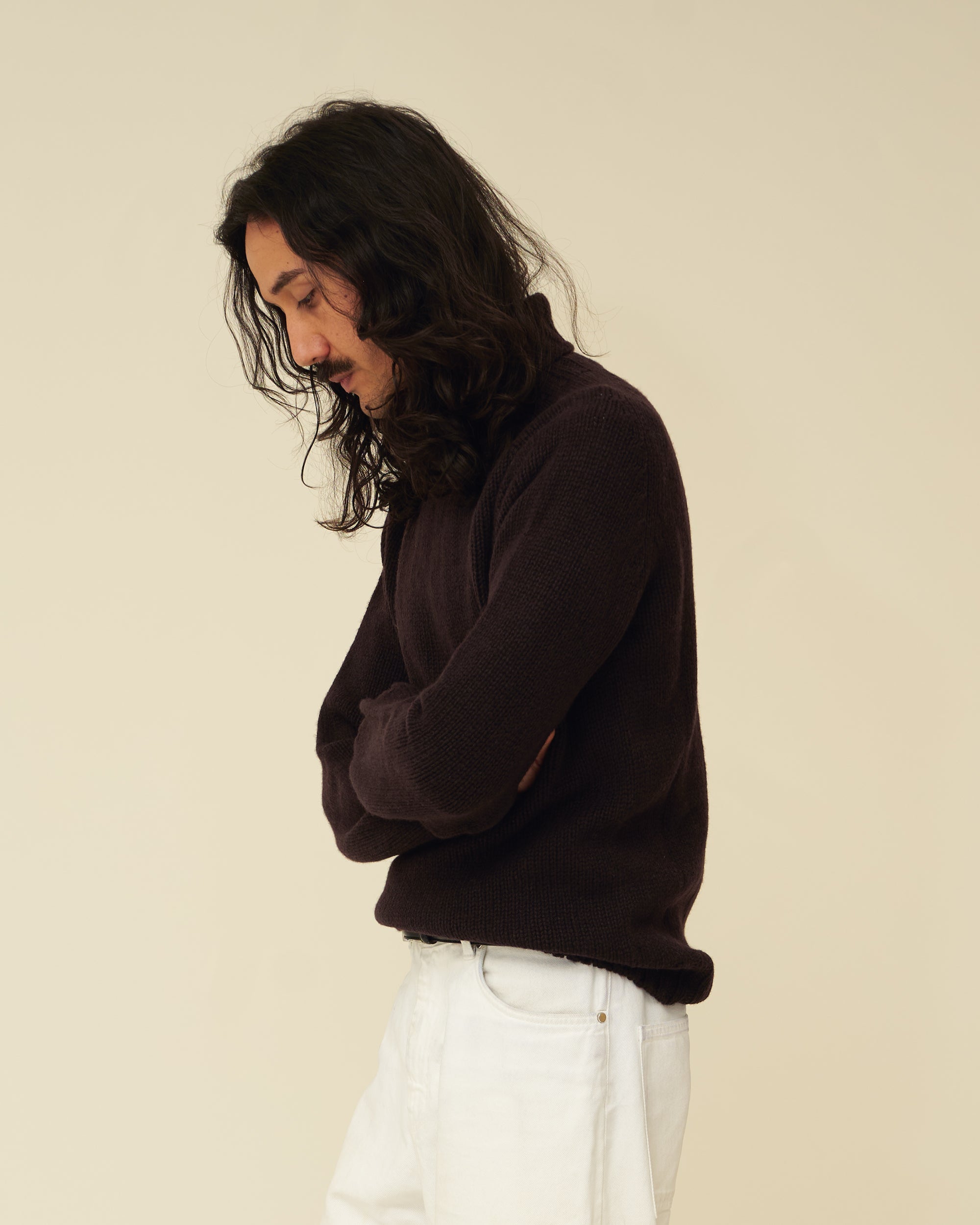 Chunky Lambswool Roll Neck Made Of Merino Wool