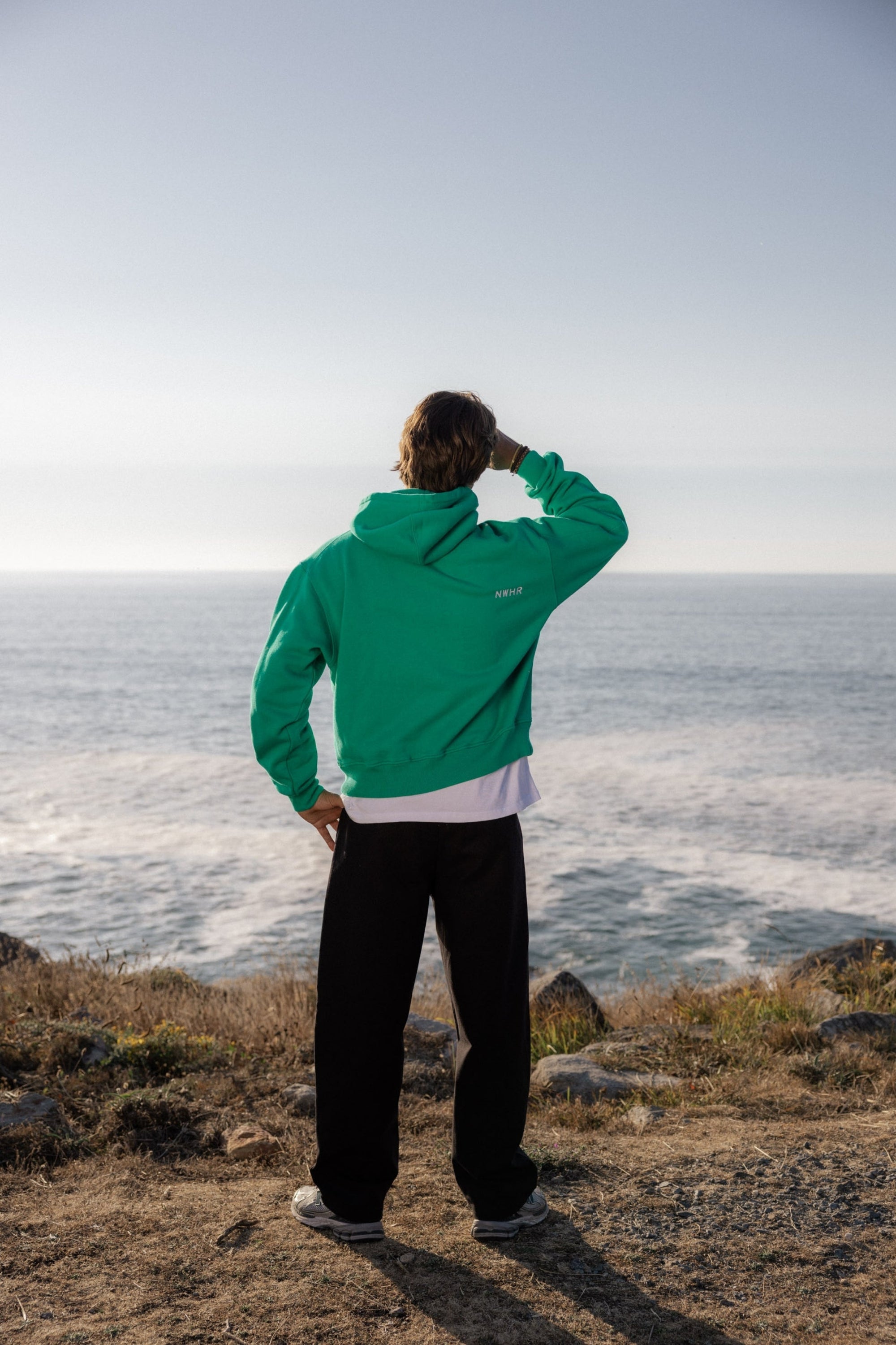 Opal Green Hoodie Made Of Organic Cotton