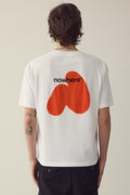 Red Spray T-shirt Made Of Organic Cotton