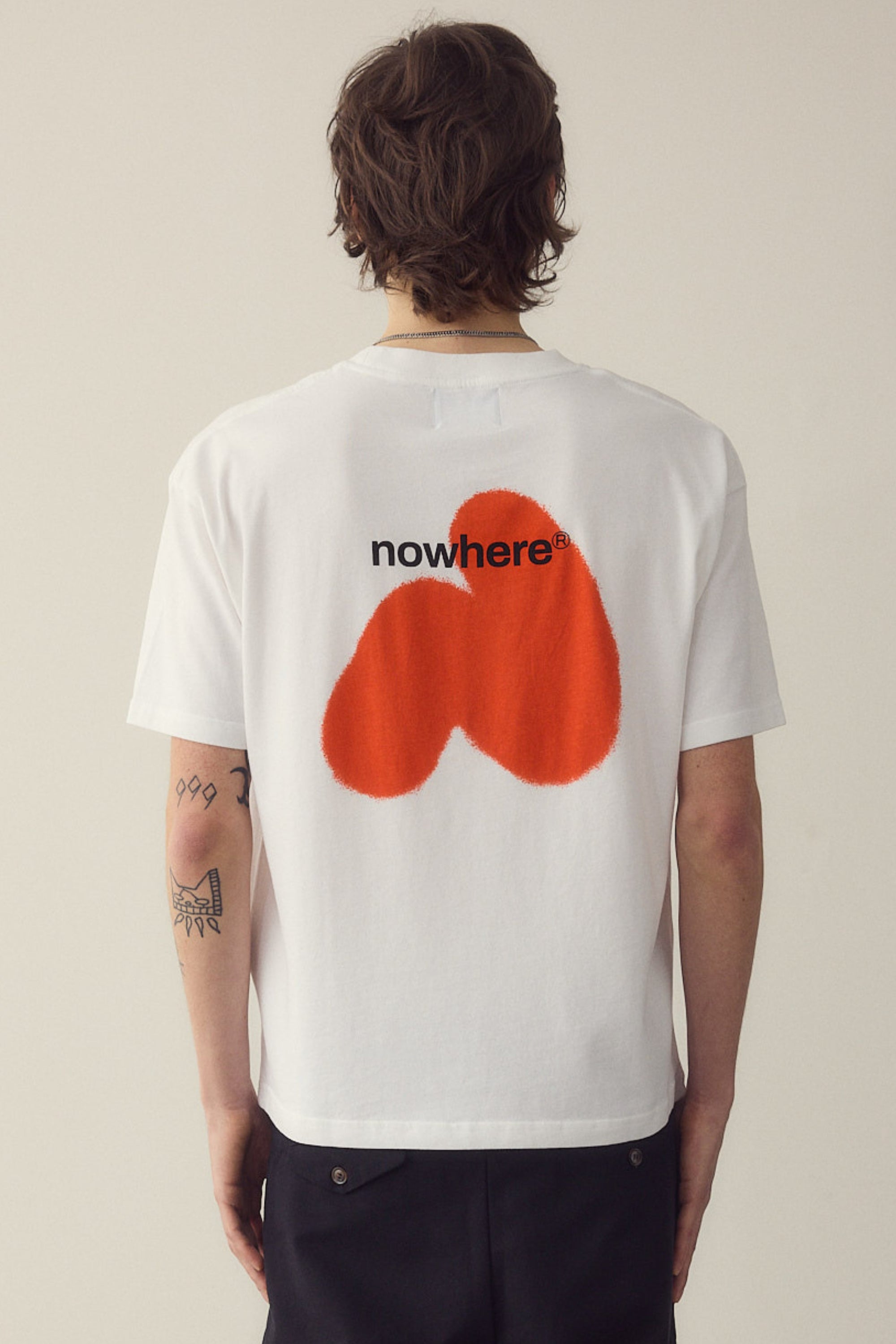 Red Spray T-shirt Made Of Organic Cotton