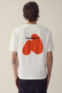 Red Spray T-shirt Made Of Organic Cotton