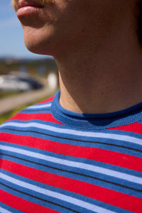 Striped Knit T-Shirt