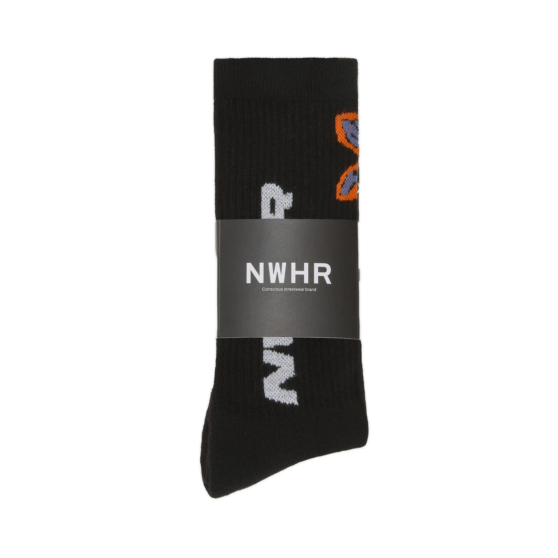 NWHR Flying Black Sock