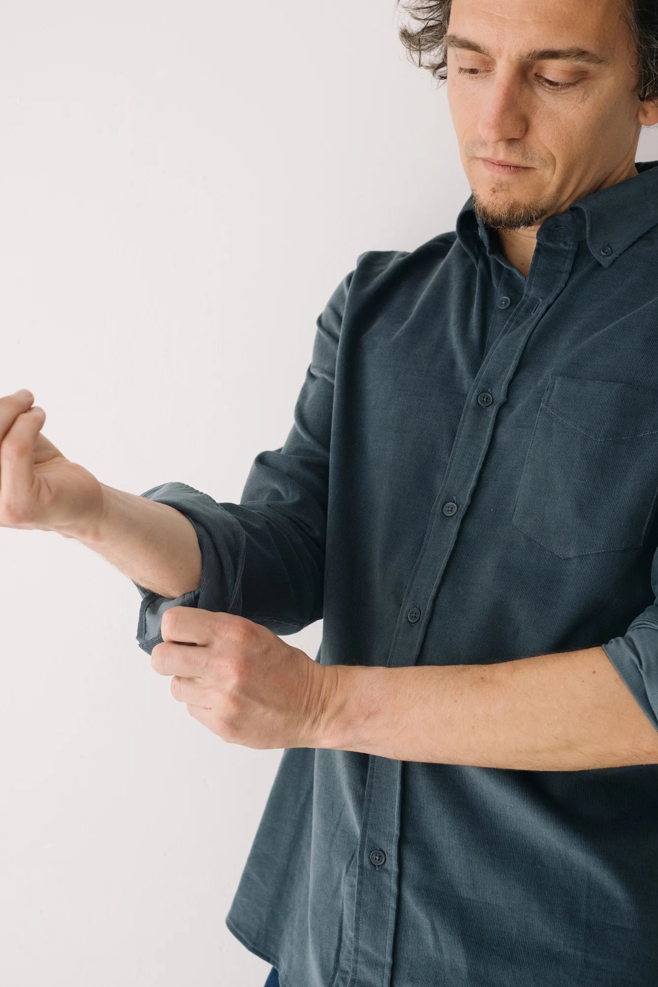 Fine Wale Corduroy Shirt Made Of Organic Cotton